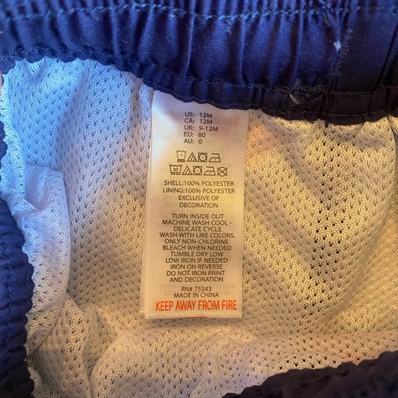 Tommy Bahama Kids Toddler Boy Patriotic Swim Top and Swim Trunks - Picture 7 of 7